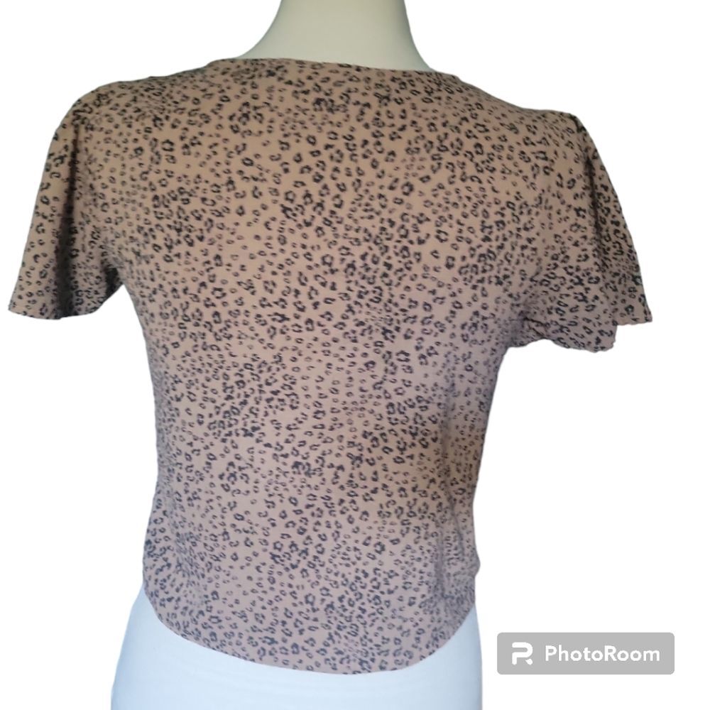 HIPPIE ROSE Animal Print Top - M - Picture 5 of 8